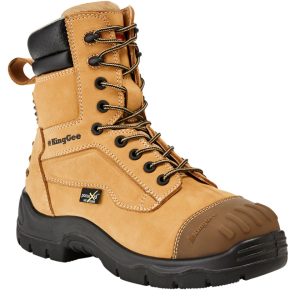 Mens Phoenix Metguard Zip/Lace Safety Work Boots