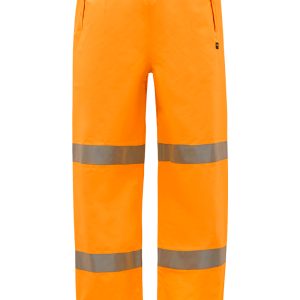 Mens Hi-Vis Waterproof Reflective Work Pants