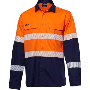 Mens Workcool Pro Two Tone Reflective Taped Shirt