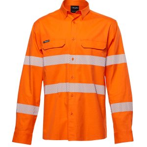 Mens Workcool Pro Reflective Taped Work Shirt