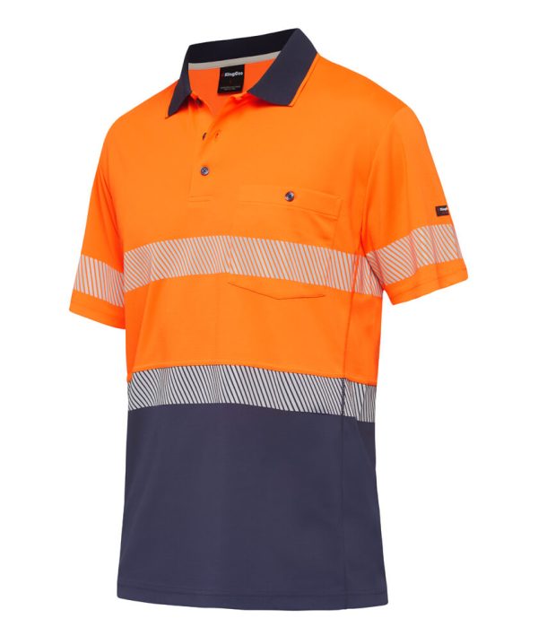 Mens Hyperfreeze Reflective Short Sleeve Polo