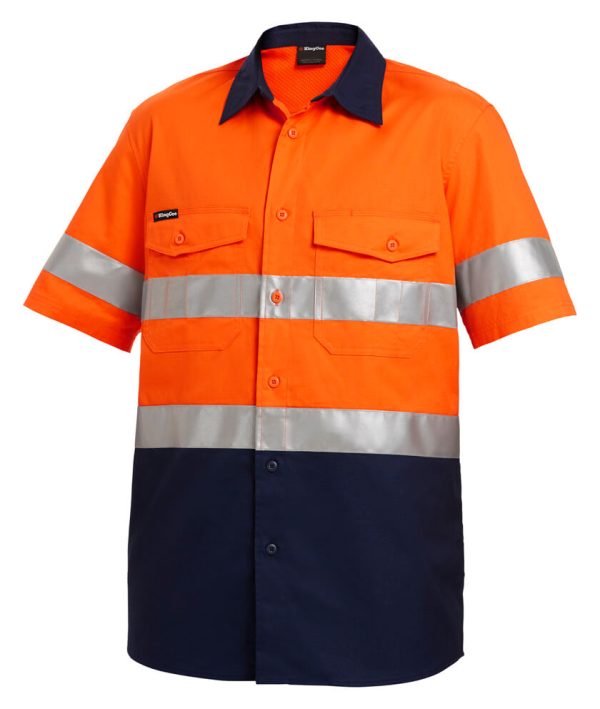 Reflective Short Sleeve Work Shirt