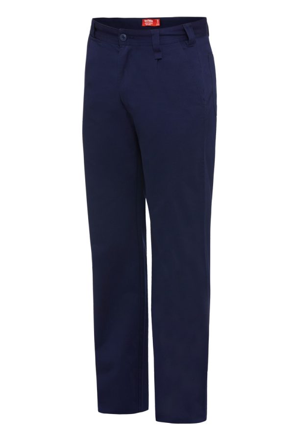 Mens Core Pleated Front Cotton Pant