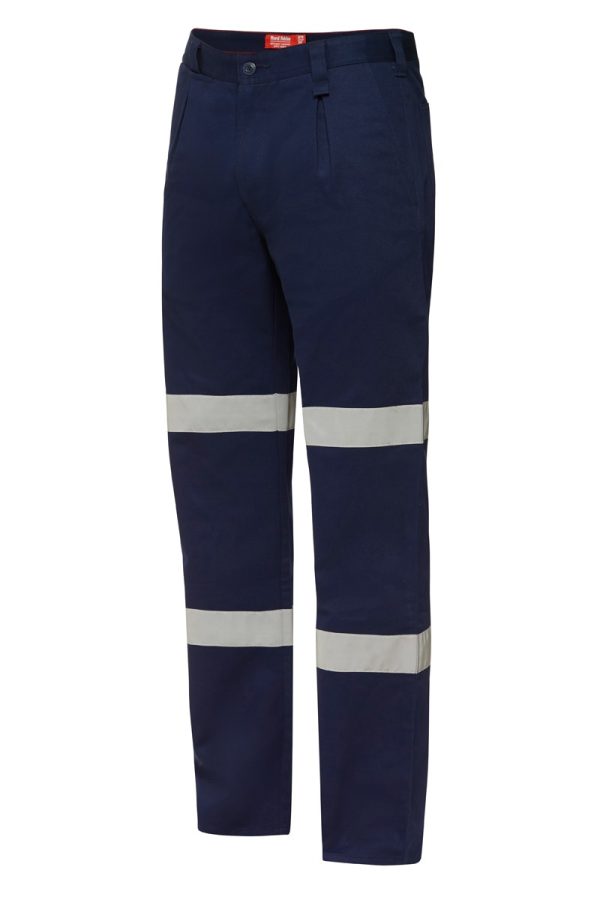 Mens Double Hoop Tape Cotton Drill Pant