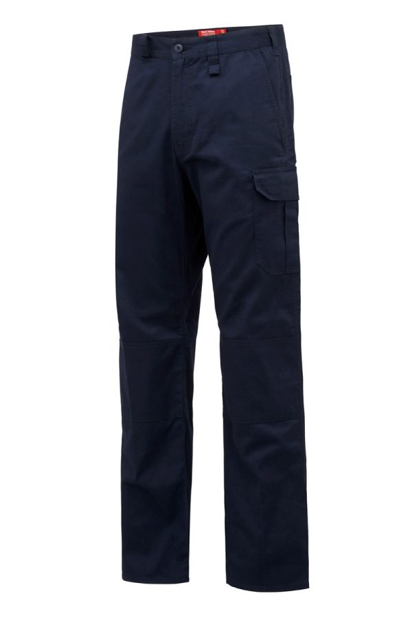 Mens Lightweight Cotton Drill Cargo Pant