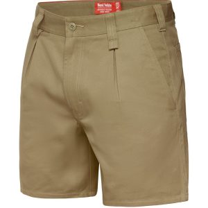 Mens Relaxed Fit Drill Short With Belt Loops