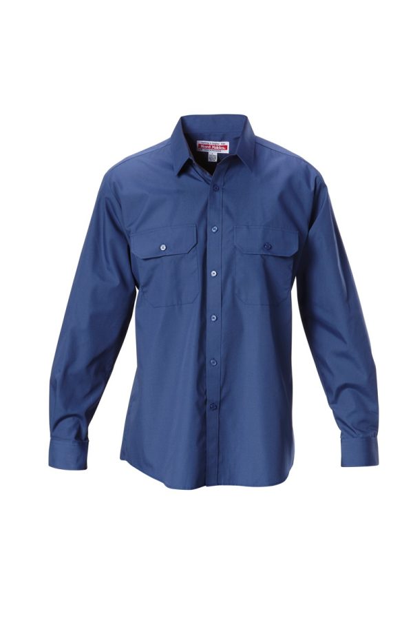 Mens Long Sleeve Permanent Press Shirt