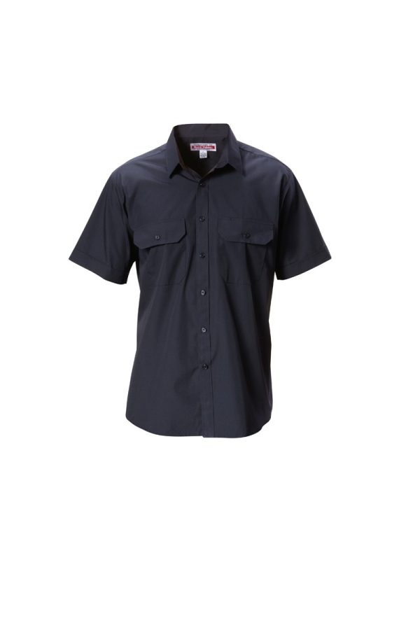 Mens Short Sleeve Permanent Press Shirt