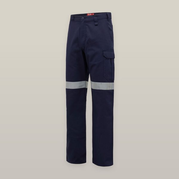 Ladies Cargo Drill Pant With Tape