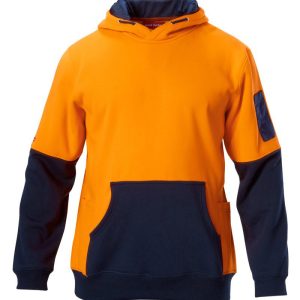 Mens 2 Tone Fleece Hoodie