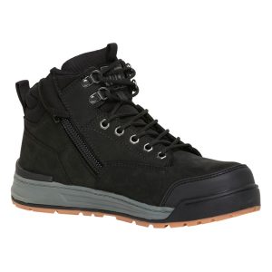 Mens 3056 LaceUp SideZip Steel Toe Boot