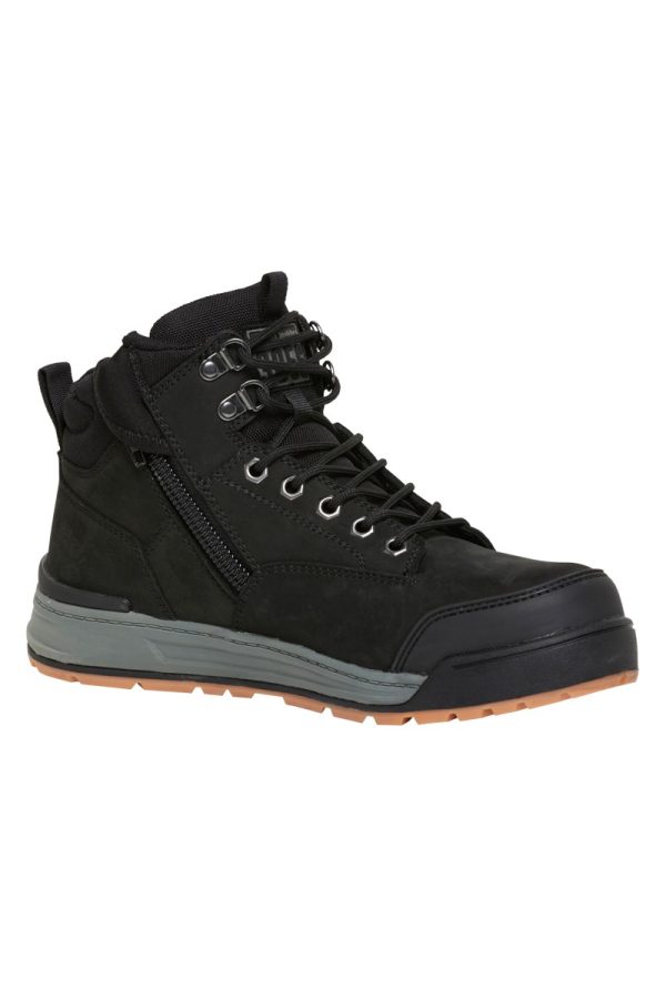 Mens 3056 LaceUp SideZip Steel Toe Boot