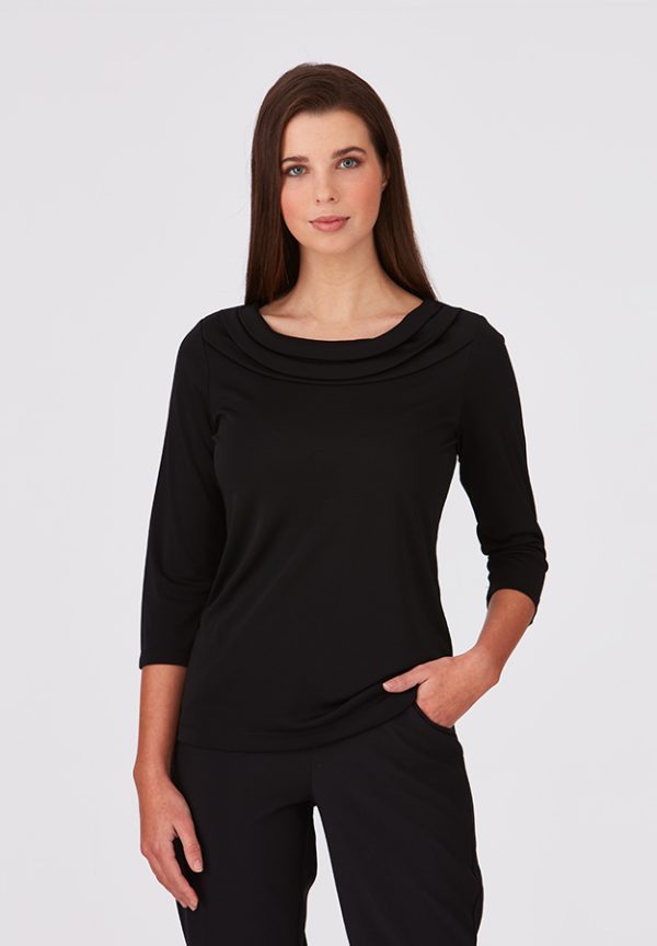 Ladies Eva Knit 3/4 Sleeve Top