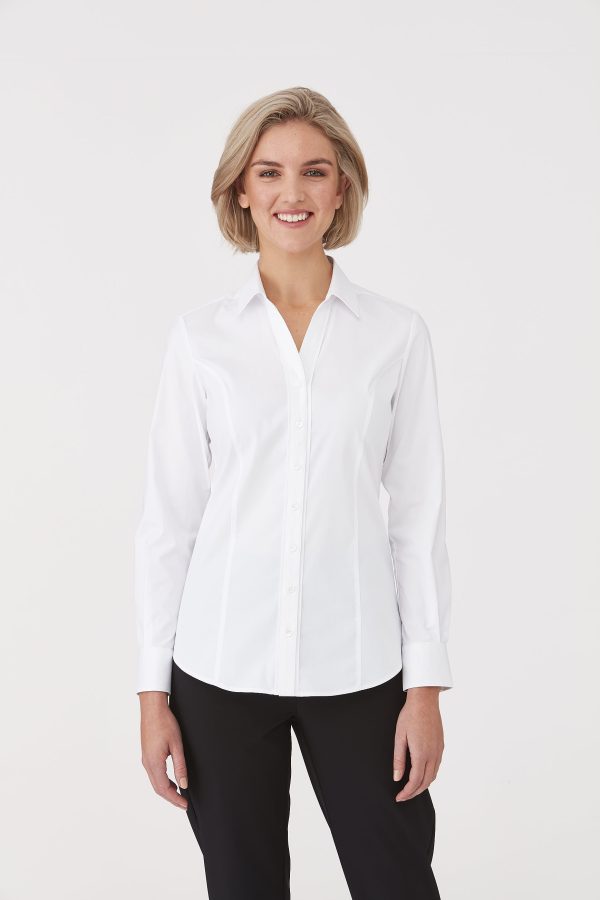 Ladies City Stretch Classic Long Sleeve Shirt