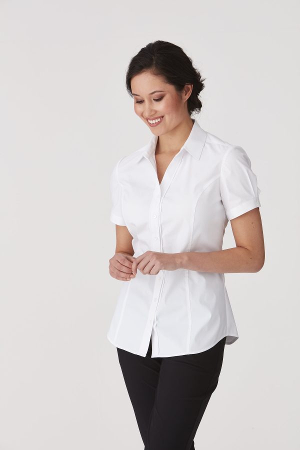 Ladies City Stretch Classic Short Sleeve Shirt