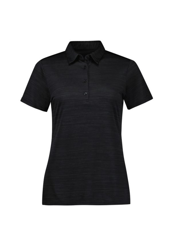 Ladies Orbit Short Sleeve Polo. 100% Polyester. 130gsm - P410LS - Image 2