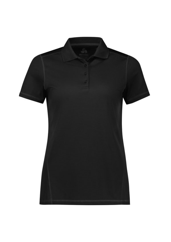 Ladies Dart Short Sleeve Polo. 97% Polyester, 3% Elastane. 180gsm - P419LS - Image 2