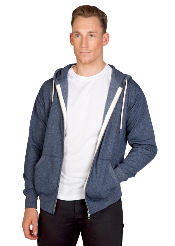 Mens Greatness Heather Zip Hoodie