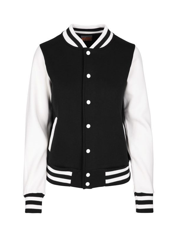 Ladies/Junior Varsity Jacket. 65% Cotton 35% Polyester. 320gsm - FO96UN - Image 2