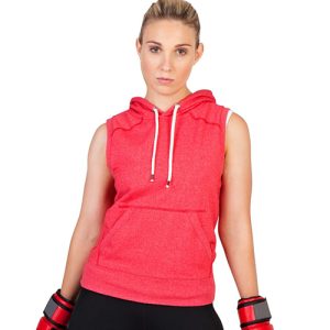 Ladies Junior Heather SLEEVELESS Hoodies