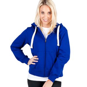 Ladies Junior Heavy Zip Fleece Hoodie