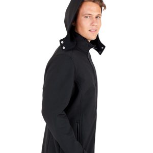 Mens Soft Shell HOODED Jacket