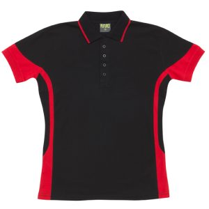 Mens Contrast Polo