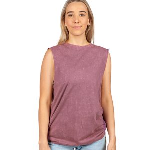 Ladies Stone Washed Tank