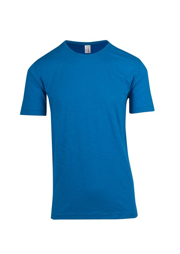 Mens Raw Cotton Wave T-Shirt. 80% Cotton 20% Polyester. 135gsm - T917HB - Image 2