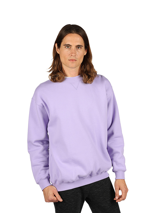 Mens Poly Cotton Fleece Sloppy Joe