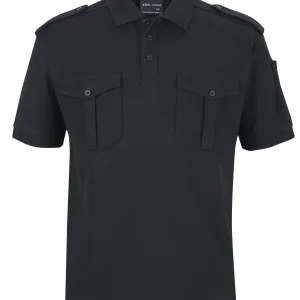 Mens Short Sleeve 250 Epaulette Polo