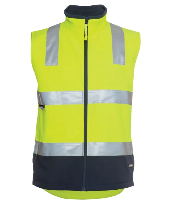 Mens Hi Vis Day Night Softshell Vest