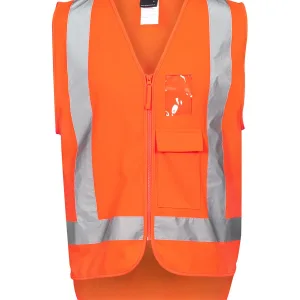 Mens Hi Vis Zip TTMC W Vest