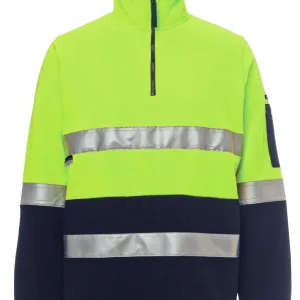 Mens Hi Vis DN 1/2 Zip Polar