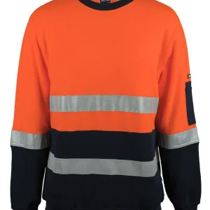 Mens Hi Vis DN Crew Neck Sweater