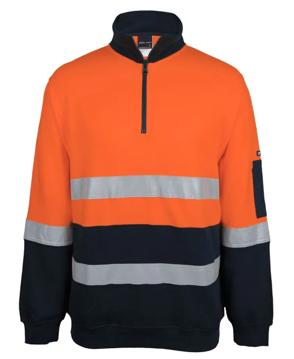 Mens Hi Vis DN 1/2 Zip Fleece