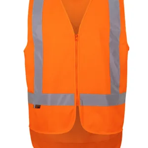 Mens Rail Zip X Back Safety Vest