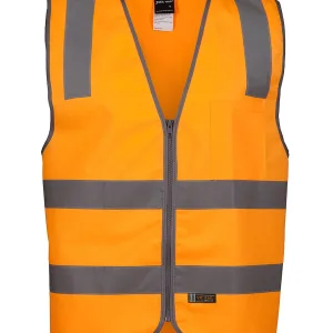 Mens Vic Rail DN Zip Safety Vest