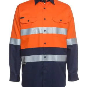 Mens Hi Vis DN Long Sleeve Work Shirt