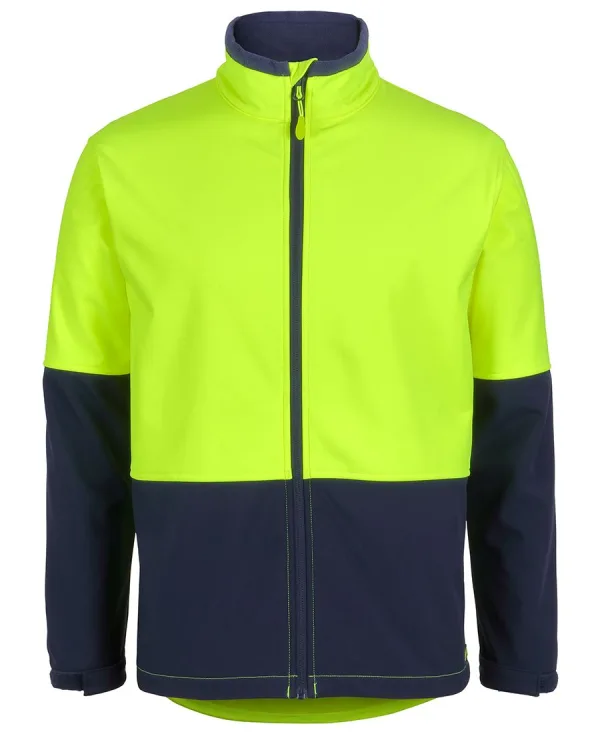 Mens Hi Vis Three Layer Softshell Jacket