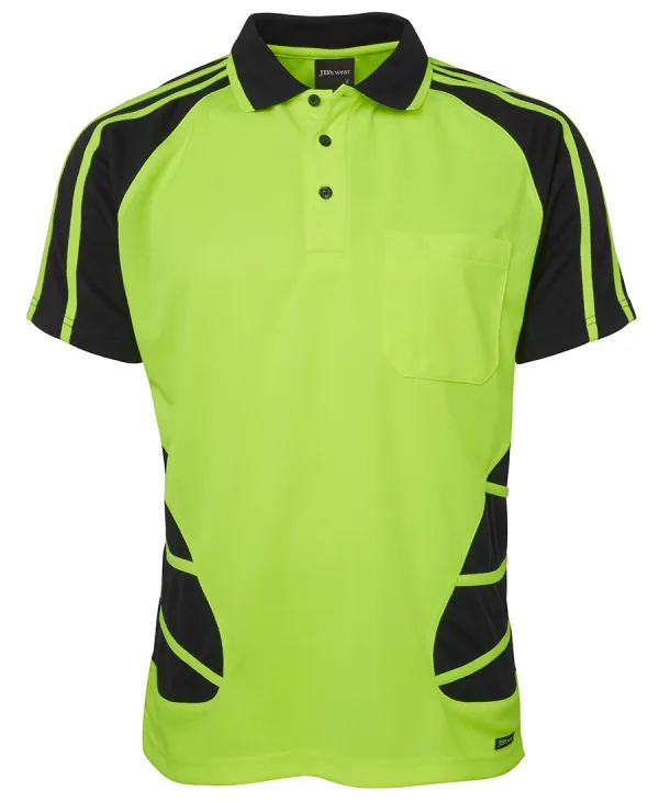 Hi Vis Short Sleeve Spider Polo