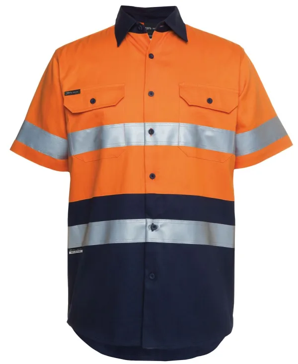 Hi Vis Open Front Short Sleeve DN Work Shirt