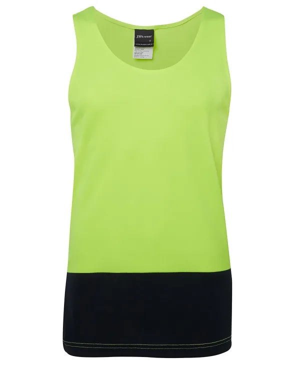 Mens Hi Vis Traditional Singlet