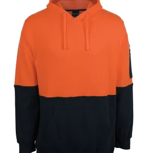 Hi Vis Cotton Pull Over Hoodie