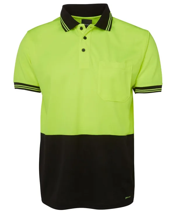 Hi Vis Short Sleeve Traditional Polo