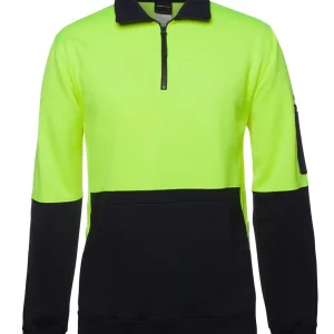 Hi Vis 1/2 Zip Fleece