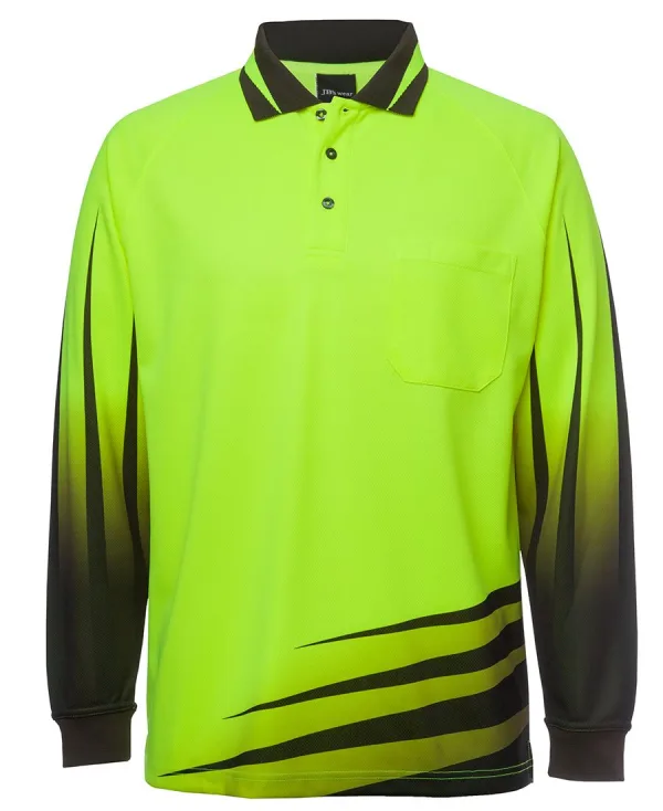 Hi Vis Long Sleeve Rippa Sub Polo