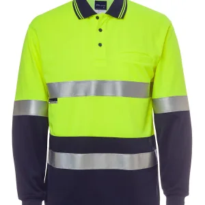 Hi Vis Long Sleeve Traditional Polo