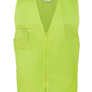 Hi Vis Zip Safety Vest