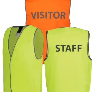 Hi Vis Safety Vest for Staff or Visitor